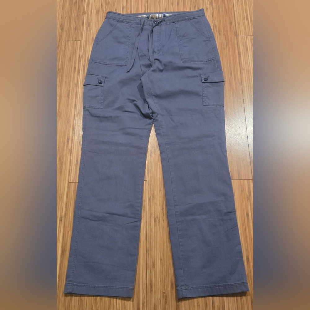 LL Bean Favorite Fit Blue Cargo Pants